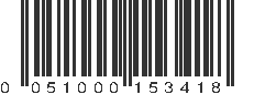 UPC 051000153418