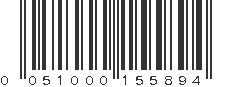 UPC 051000155894