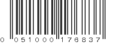 UPC 051000176837