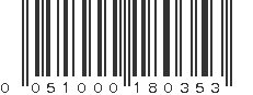 UPC 051000180353