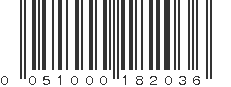 UPC 051000182036