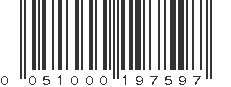 UPC 051000197597