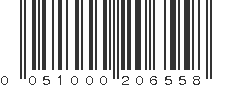 UPC 051000206558