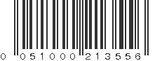 UPC 051000213556