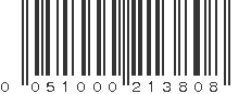 UPC 051000213808