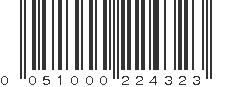 UPC 051000224323