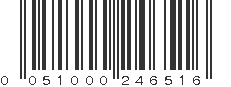 UPC 051000246516