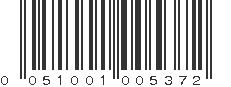 UPC 051001005372