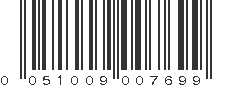 UPC 051009007699