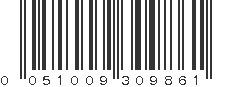 UPC 051009309861