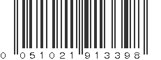 UPC 051021913398