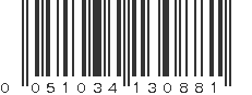 UPC 051034130881