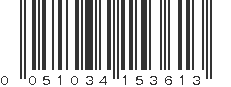 UPC 051034153613