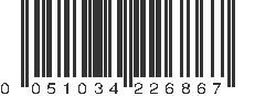 UPC 051034226867