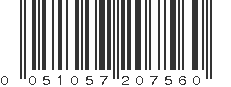 UPC 051057207560