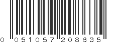 UPC 051057208635