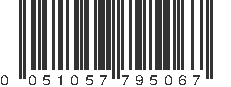 UPC 051057795067