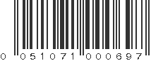 UPC 051071000697