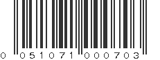 UPC 051071000703