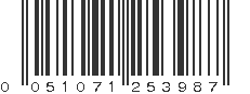 UPC 051071253987