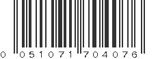 UPC 051071704076