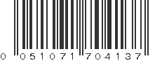 UPC 051071704137