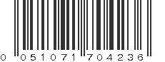 UPC 051071704236