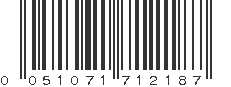 UPC 051071712187