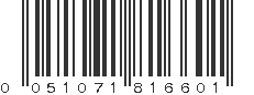 UPC 051071816601