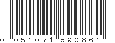 UPC 051071890861