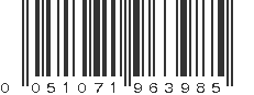 UPC 051071963985