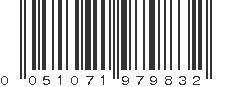 UPC 051071979832