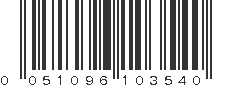UPC 051096103540