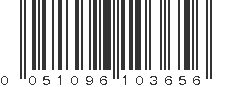 UPC 051096103656