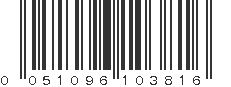 UPC 051096103816