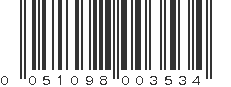 UPC 051098003534