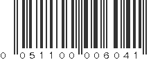 UPC 051100006041