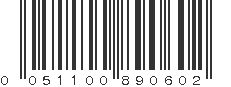 UPC 051100890602