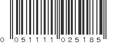 UPC 051111025185