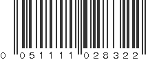 UPC 051111028322