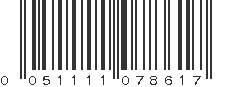 UPC 051111078617