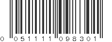 UPC 051111098301