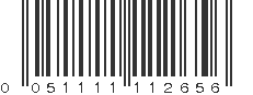 UPC 051111112656