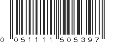 UPC 051111505397