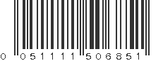 UPC 051111506851