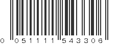 UPC 051111543306