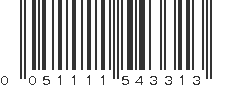 UPC 051111543313