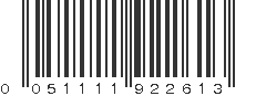 UPC 051111922613