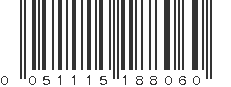 UPC 051115188060