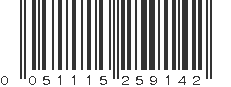 UPC 051115259142